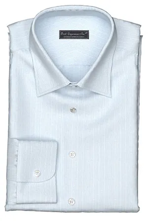 WRINKLE FREE TC サックス ドビーストライプ(Y100951)