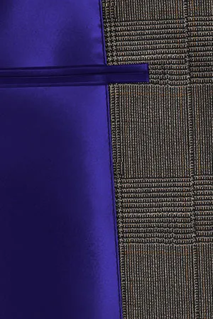 TAILORED WOOL ブラウン グレンチェック(MK102863)