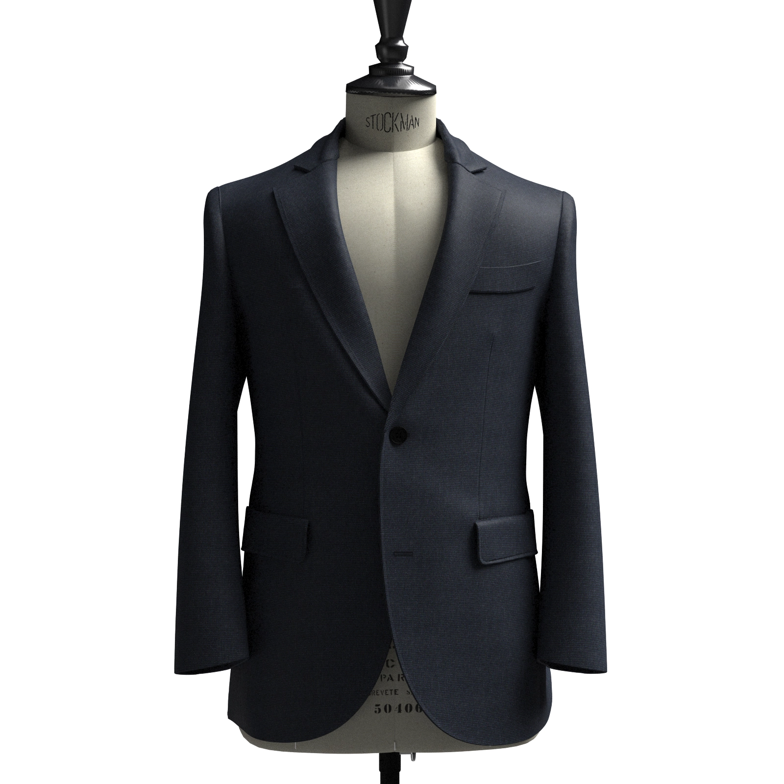 WASHABLE LANATEC ネイビー オックス(103379)