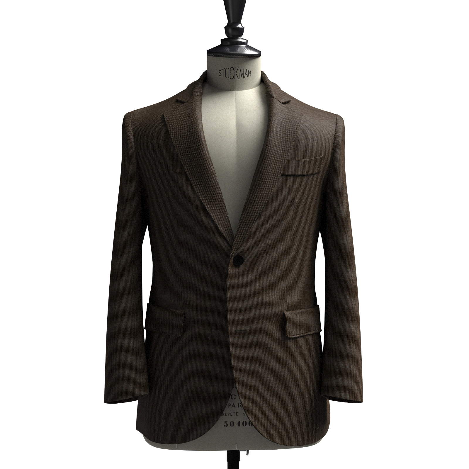 WASHABLE LANATEC ブラウン オックス(103381)