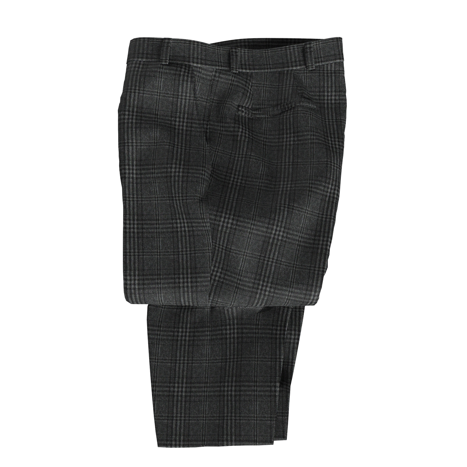 WASHABLE LANATEC グレー グレンチェック(103377)