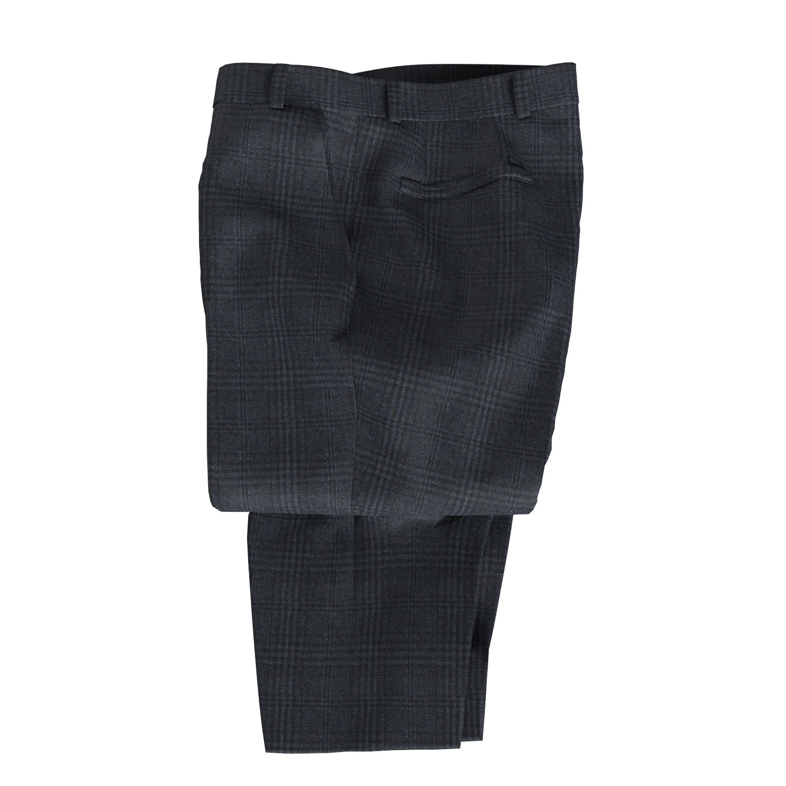 WASHABLE LANATEC ネイビー グレンチェック(103378)