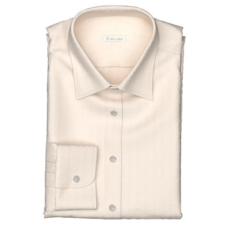 GETZNER FLANNEL ウール混オフホワイトツイル(Y103575)
