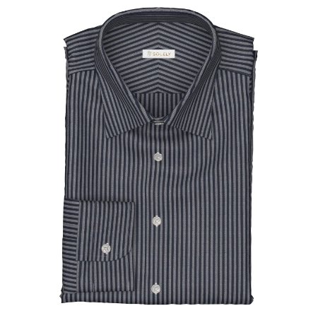 GETZNER FLANNEL ネイビーツイル＆ストライプ(Y103579)
