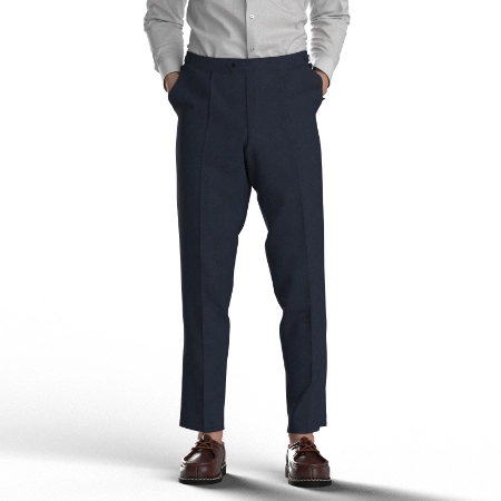 PREMIUM WOOL SAXONY ブルーメランジツイル(MK103645)