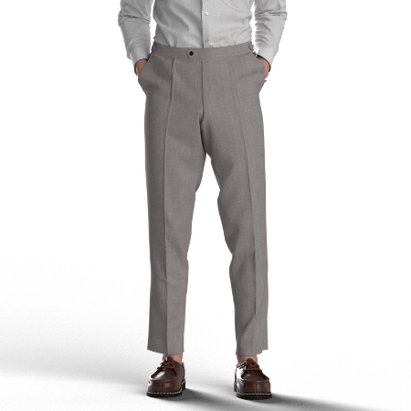 PREMIUM WOOL SAXONY グレーベージュツイル(MK103648)