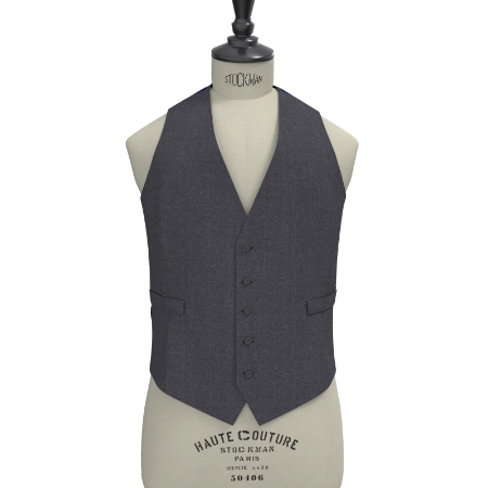 PREMIUM WOOL SAXONY グレーメランジツイル(MK103647)