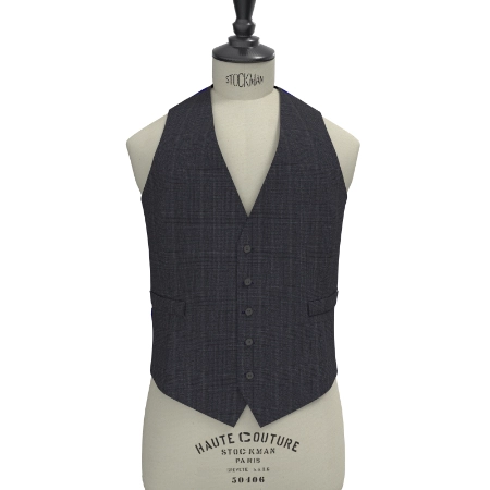 GRACE WOOL グレー格子(MK103653)