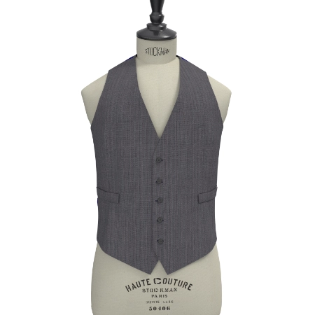 GRACE WOOL グレー×ベージュストライプ(MK103659)