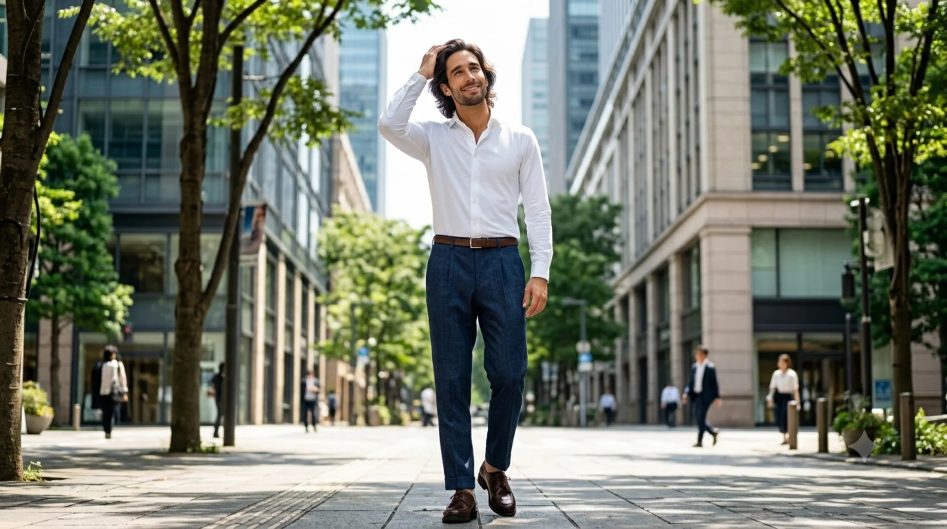 夏の仕事は、夏のパンツで変わる。