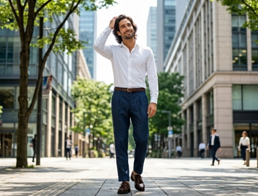 夏の仕事は、夏のパンツで変わる。