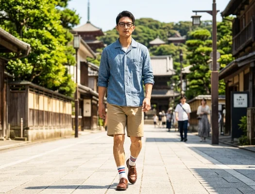 大人の夏に、品よく馴染む。ダンガリーシャツという選択。